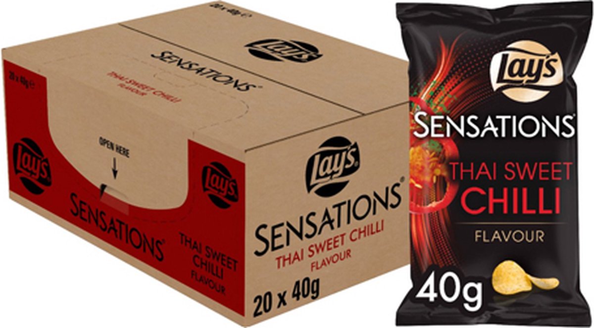 Lay's Sensations Chile dulce tailandés (20x 40gr)