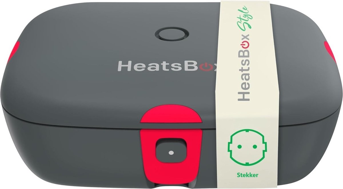 Faitron - estilo heatsbox - lonchera eléctrica - acero inoxidable - lonchera calefactable - para comidas calientes - diferentes compartimentos - 220v