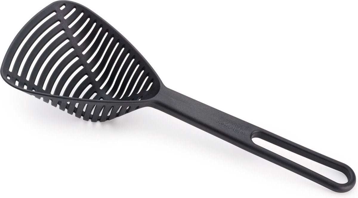 Joseph joseph duo opal - cuchara coladora - plástico - negro