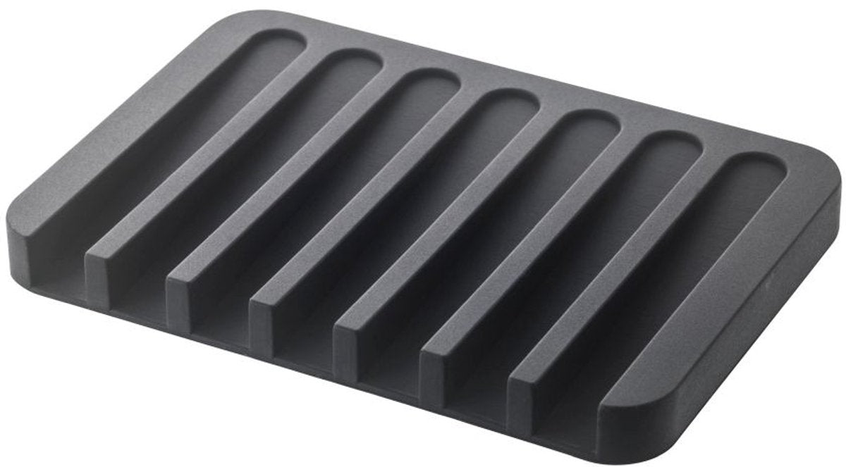 Portasapone Yamazaki Flow in silicone - nero