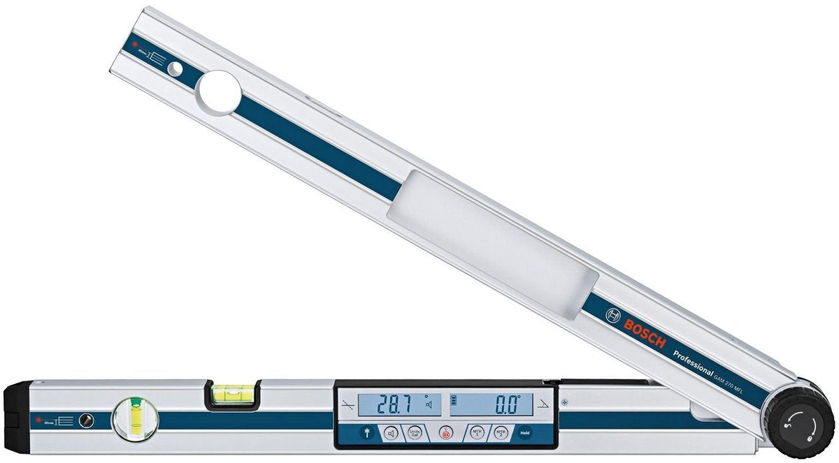 Misuratore d'angolo e livella professionale Bosch gam 270 mfl