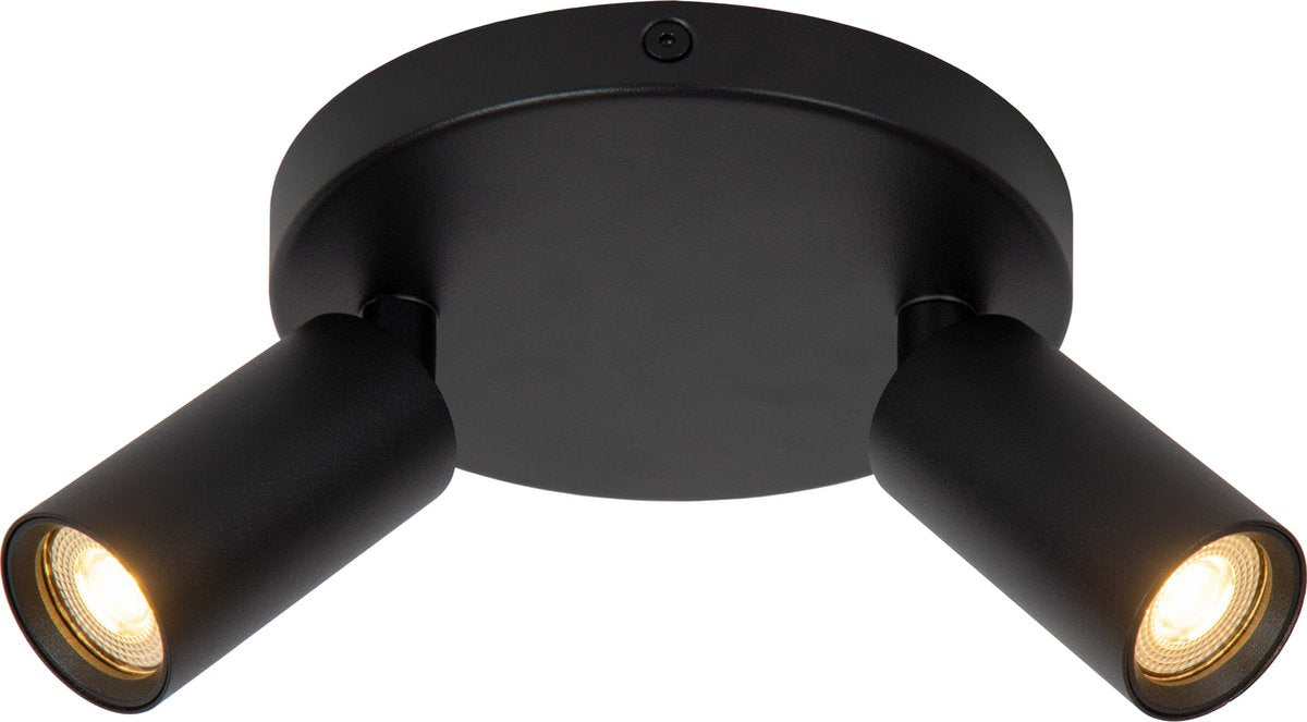 Lucide ritmo - faretto da soffitto (lampada da soffitto) - ø 15 cm - 2xgu10 (mr11) - nero