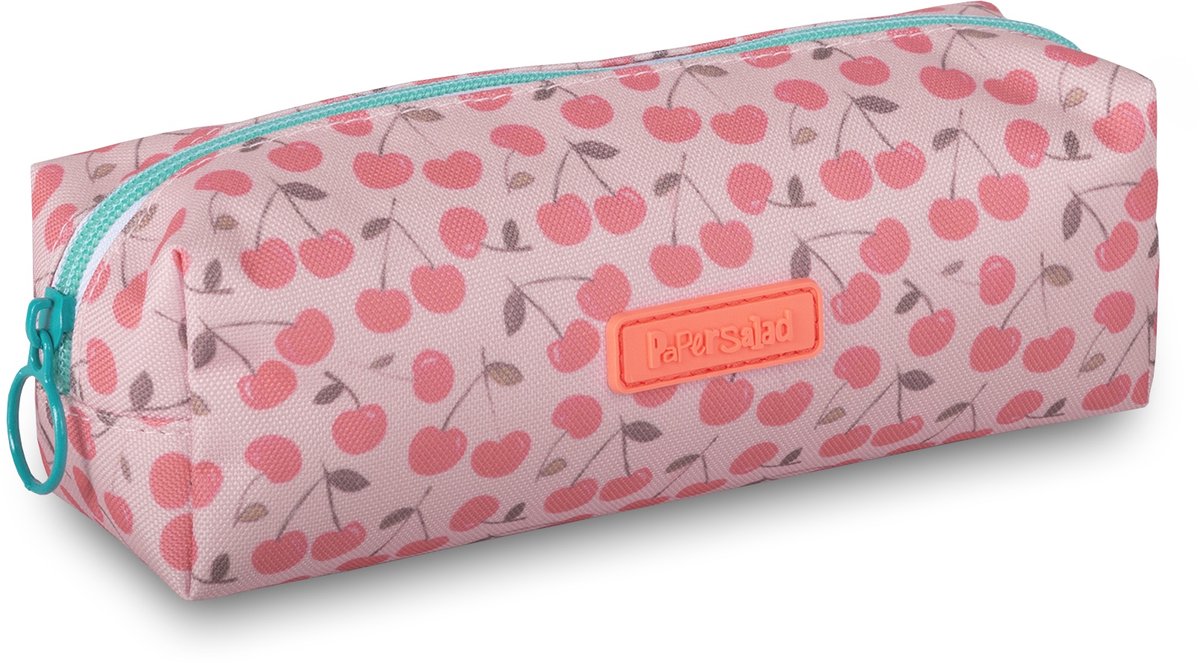 Lannoo graphics - papersalad etui vierkant 21cm pink cherries