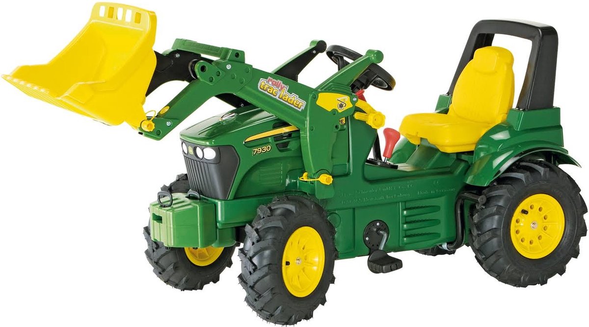 Rolly toys john deere tractor schakel met rubberwielen