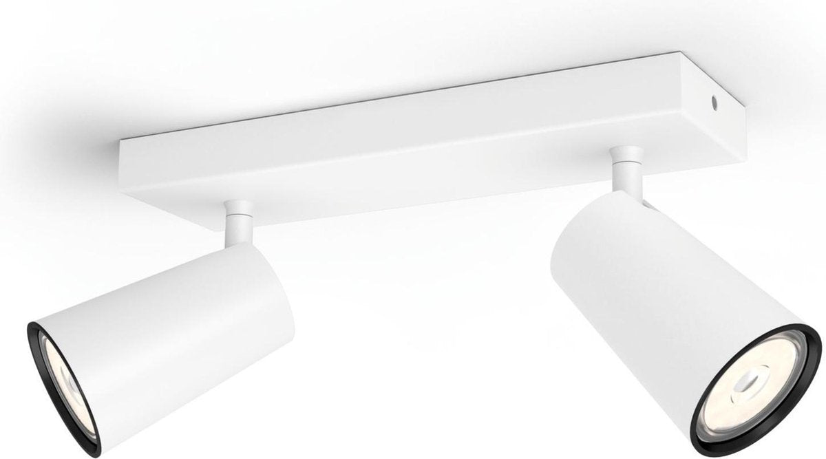 Philips LED Philips Paisley Foco de superficie - 2 luces - blanco
