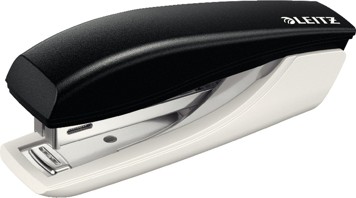 Mini grapadora Leitz nexxt - grapa hasta 10 hojas - negra