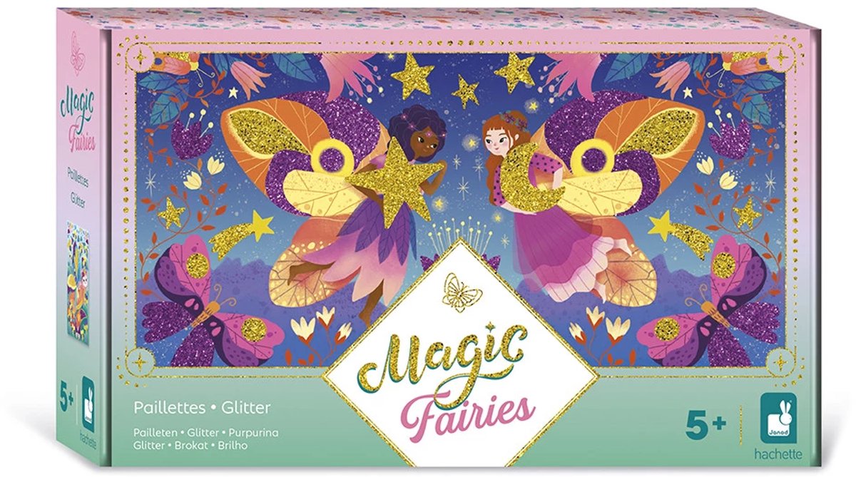 Janod - Fate magiche - Fate magiche glitter - Pacchetto creativo