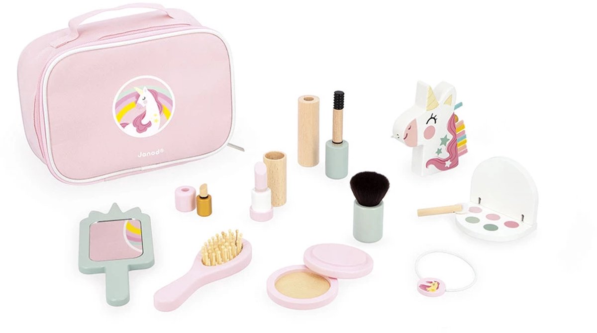 Janod - unicornio - neceser - 10 accesorios de maquillaje