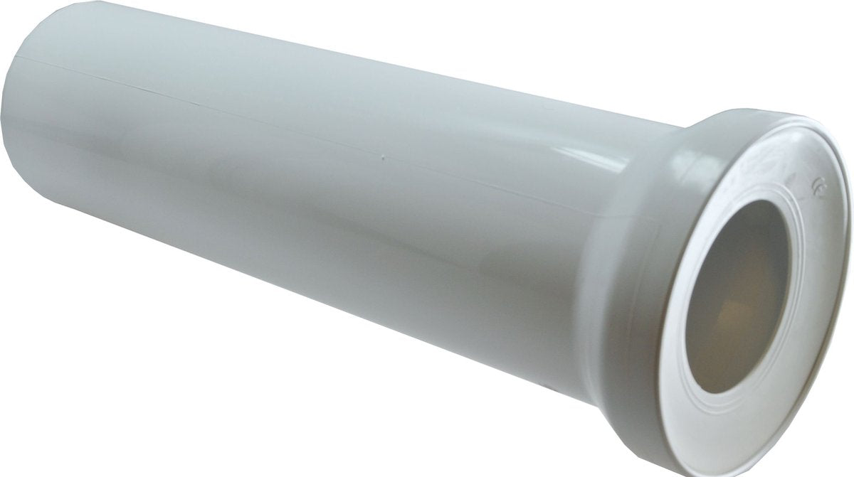 Wiesbaden abu closetaansluiting recht - 110 x 400 mm - wit