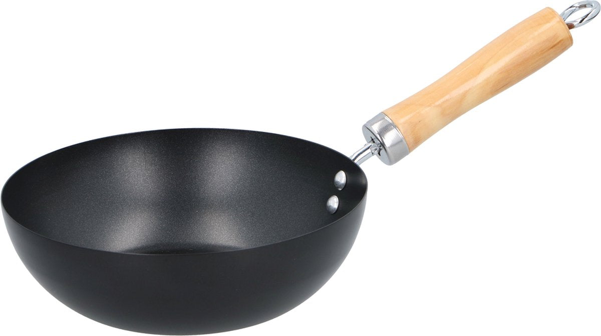 Sartén wok Alpina mango madera 20,5x6cm