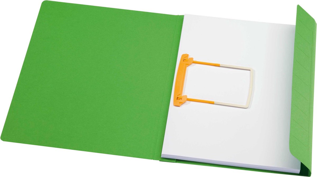 Jalema carpeta con clip secolor a4 - paquete de 10 - verde
