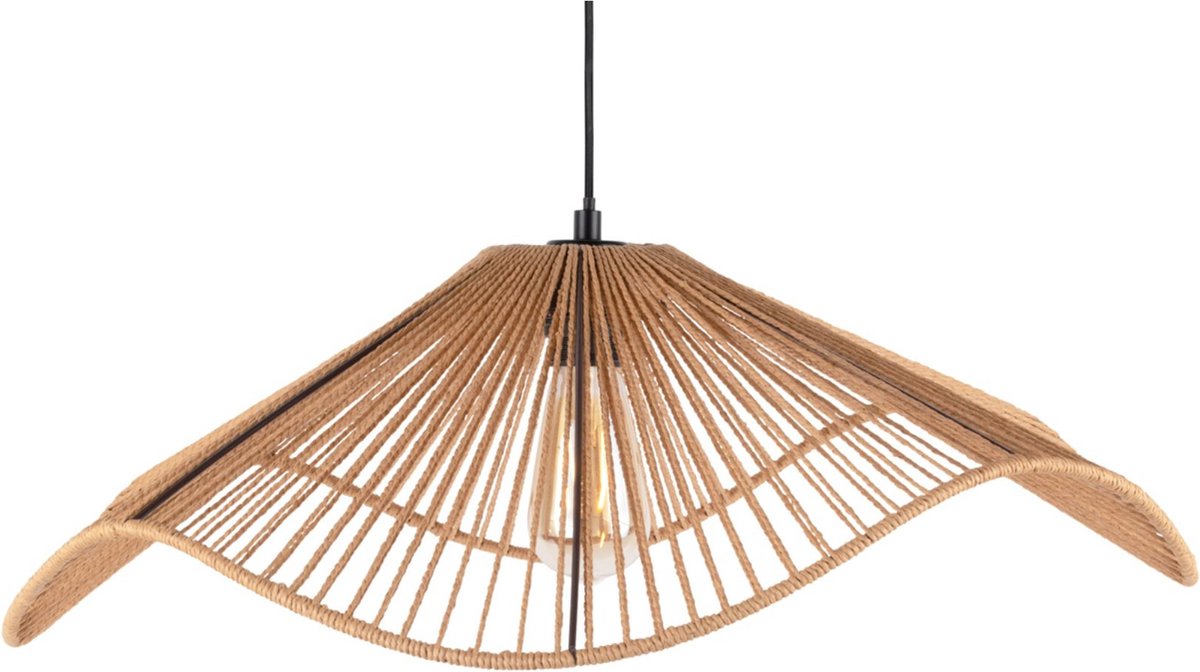 Leitmotiv hanglamp sombra - naturel - 62x62x19cm - modern - hanglampen eetkamer, slaapkamer, woonkamer
