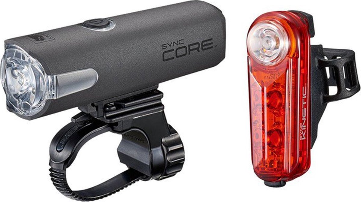 Cateye syncore + set de iluminación para bicicleta sincinética - bluetooth - LED