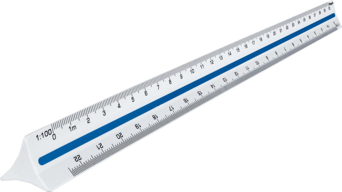 Stick scala ufficio Maped 1:20>1:125 - in tubo di plastica