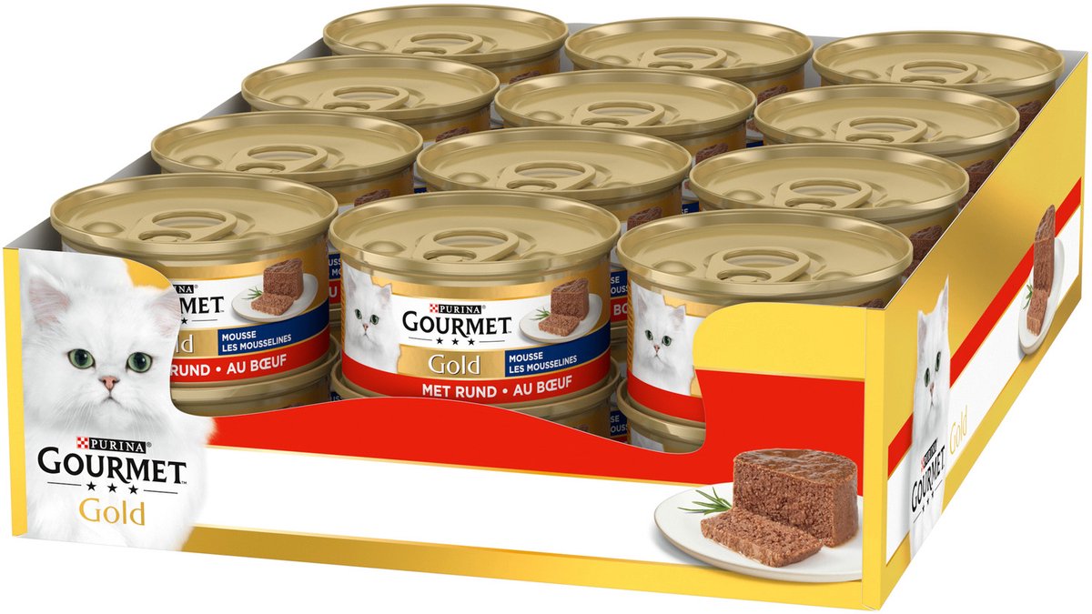 Carne de mousse fina de oro gourmet