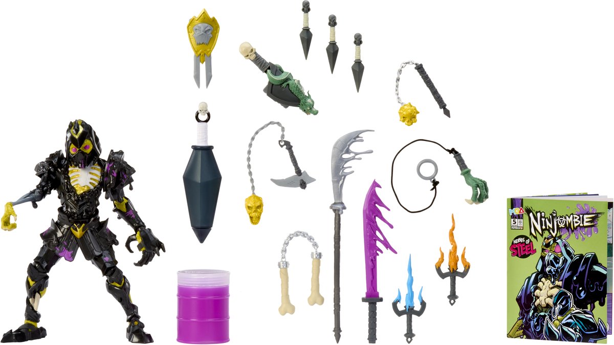 Action figure deluxe Ninjombie: il cavaliere Jonin