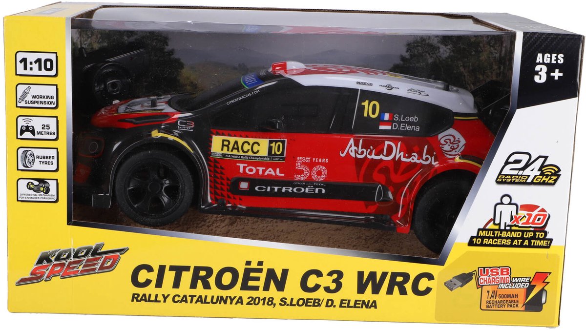 Kool Speed Auto Citroen controlado radiográficamente 1:10 2.4G WRC