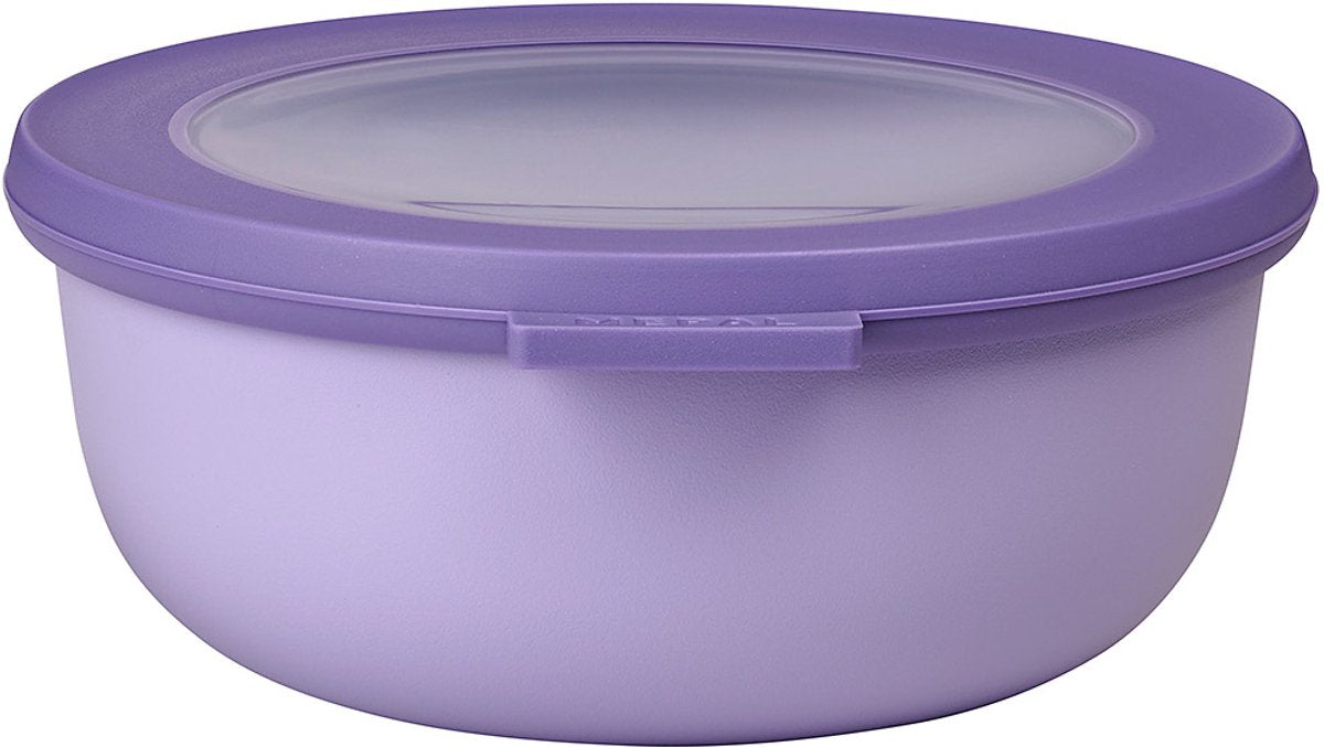 Mepal - contenitore per alimenti multiciotola Cirqula - 750 ml - rotondo - lilla vivido
