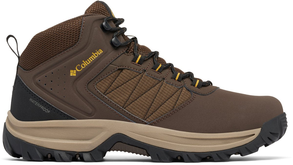 Scarponi da trekking impermeabili da uomo Columbia transverse™ Hike - cordovan, giallo oro
