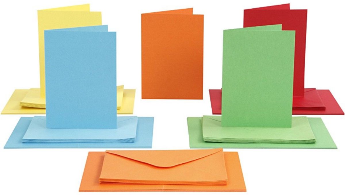 Creative Company Cards and buste Colors, 50 set