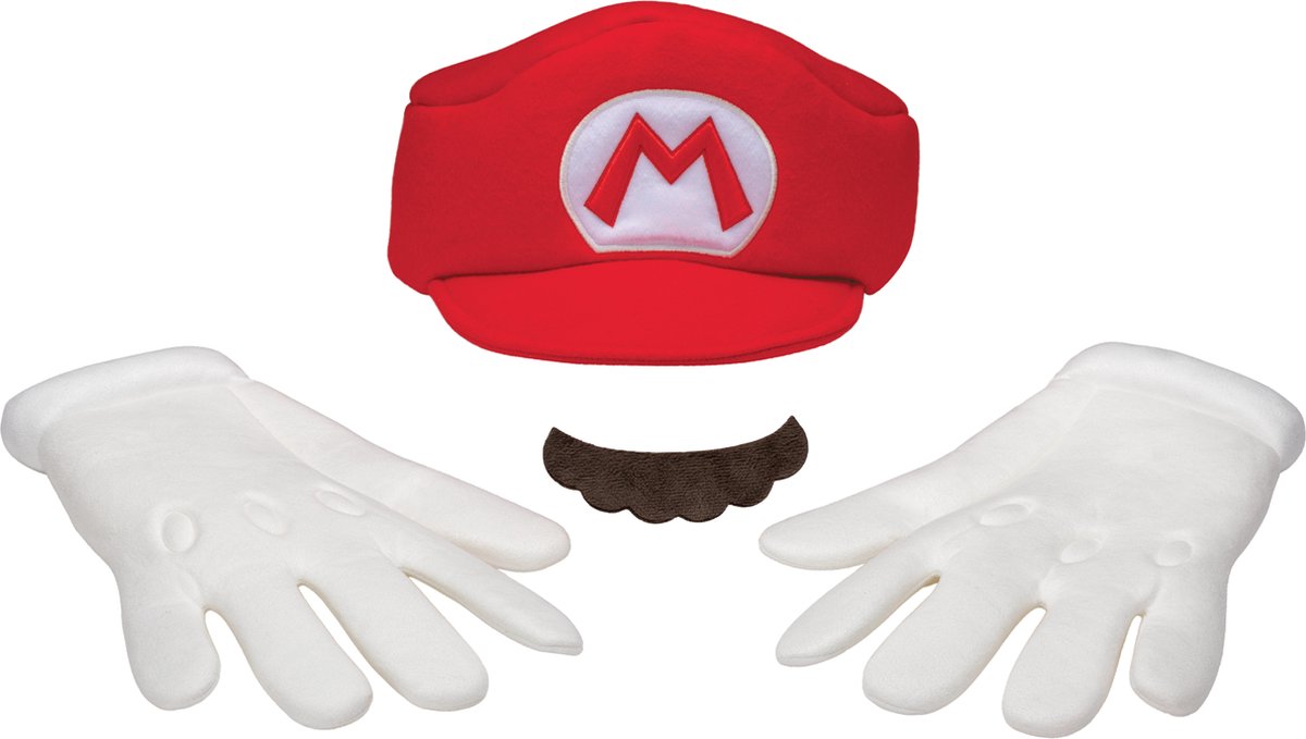 Disguise Nintendo - Super Mario Bros, Mario Elevated Juego de accesorios para adultos, talla única