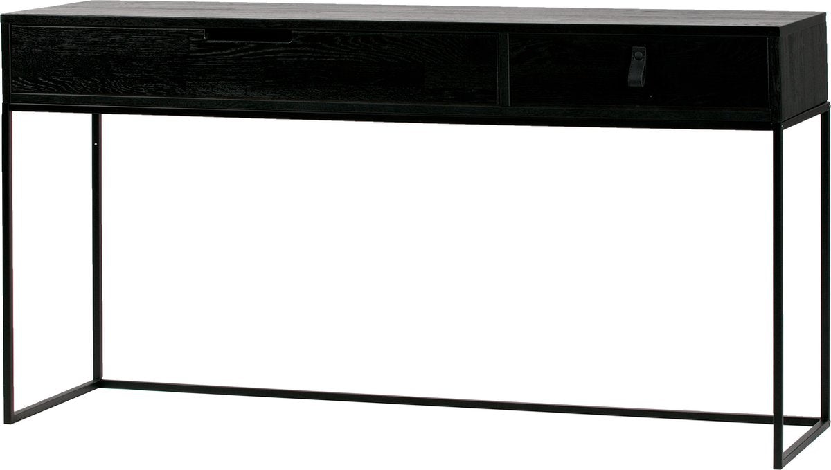 Mesa auxiliar de madera silas - fresno - blacknight - 74x140x40