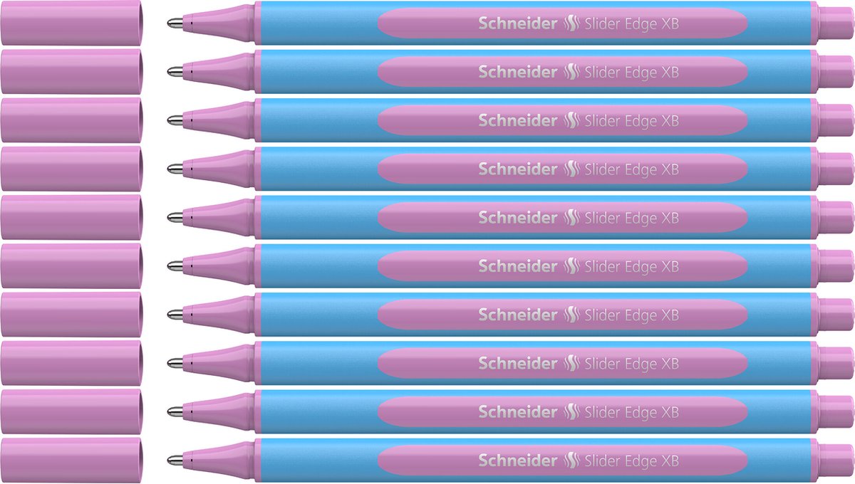 Schneider Writing Instruments Bolígrafo Schneider - Borde deslizante pastel - xb - Lila pastel - 10 piezas - s-152228-10
