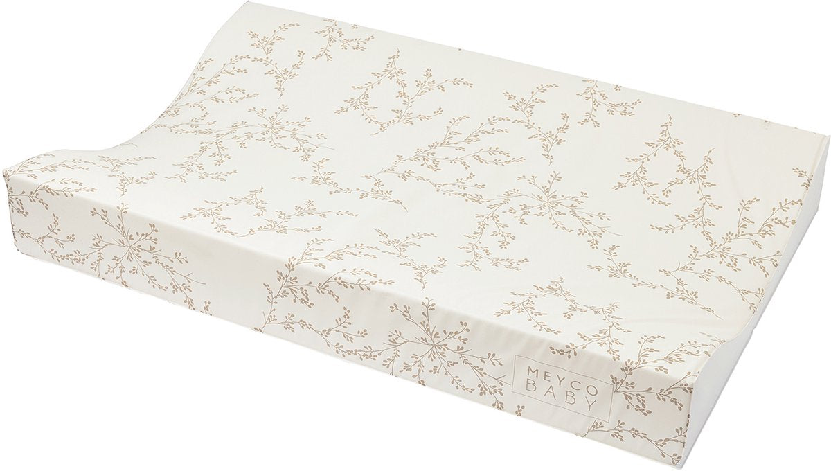 Meyco baby branches aankleedkussen - sand - 50x70cm
