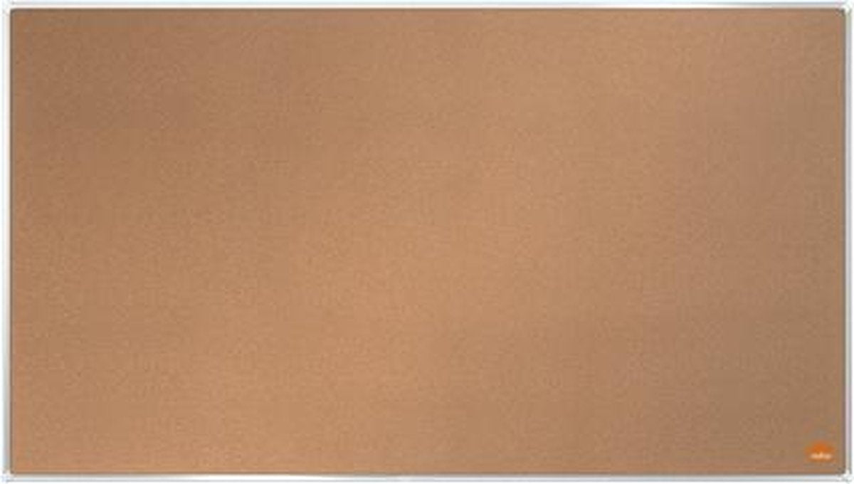 Nobo impression pro widescreen memobord prikbord van zelfherstellend kurk - 710x400mm - natuurbruin - planner