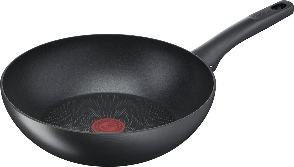 Tefal performance - sartén wok - ø 28 cm - inducción - acero inoxidable - apta para todas las fuentes de calor