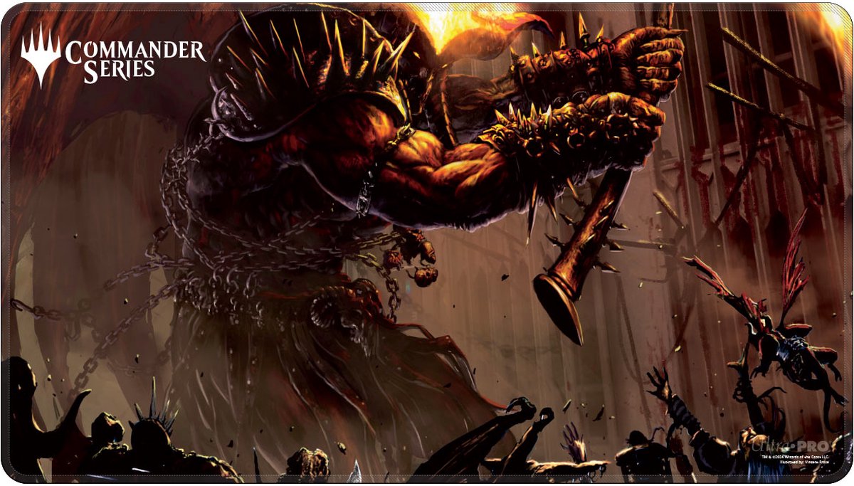 Ultrapro ultra pro - magic - the Gathering - serie Commander - tappeto da gioco Rakdos, Lord of Riot (60 x 34 cm)