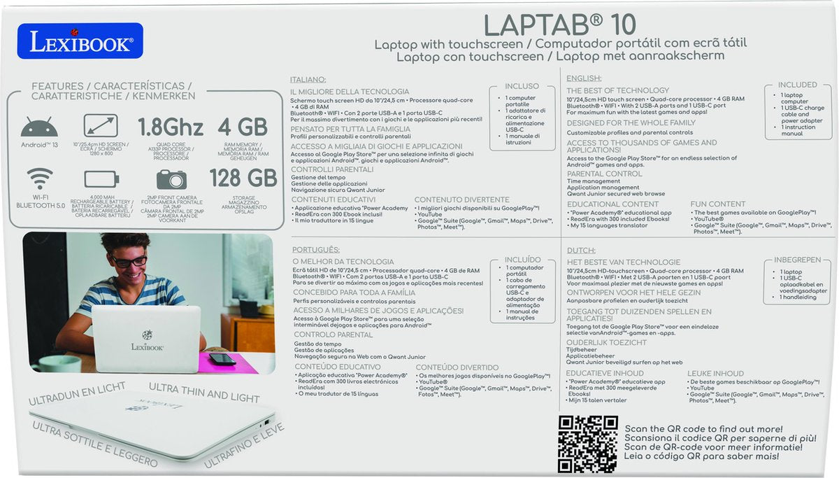 Lexibook laptabâ®: il mio primo vero computer con touchscreen