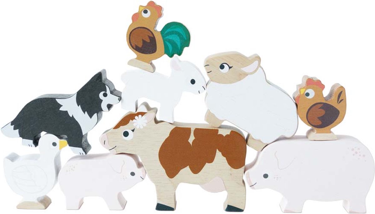 Le toy de ltv - apilar animales de granja