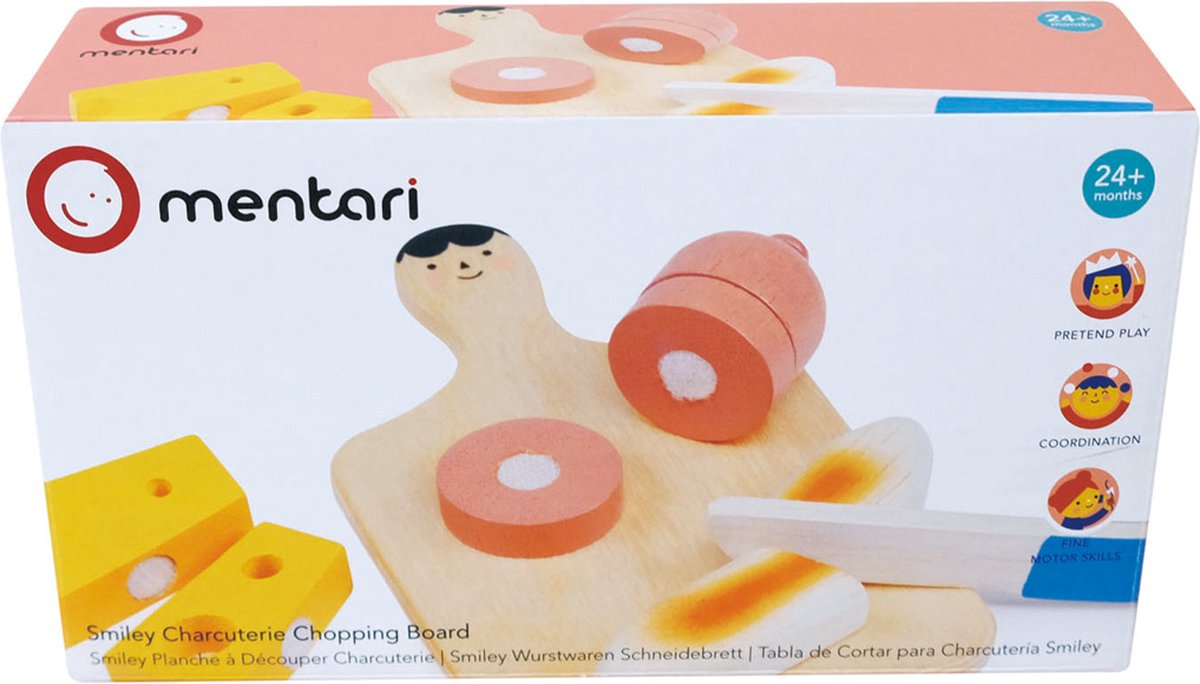 Tagliere Mentari - salumi - 10x18x5,5cm - legno - 2 anni