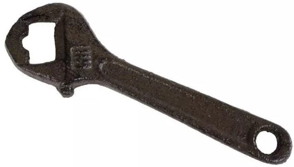 Merkloos sans marque bahco – bieropener van gietijzer (18,5 × 5 × 1,2 cm)