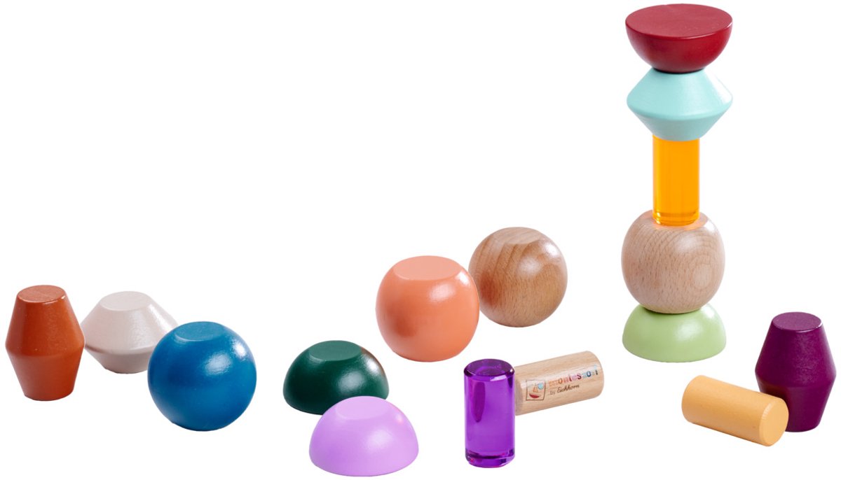 Eichhorn - gioco educativo - perline impilabili montessori