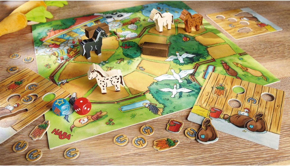 Haba salta al galoppo - gioco di cavalli da 3+ anni - da 2 a 4 giocatori