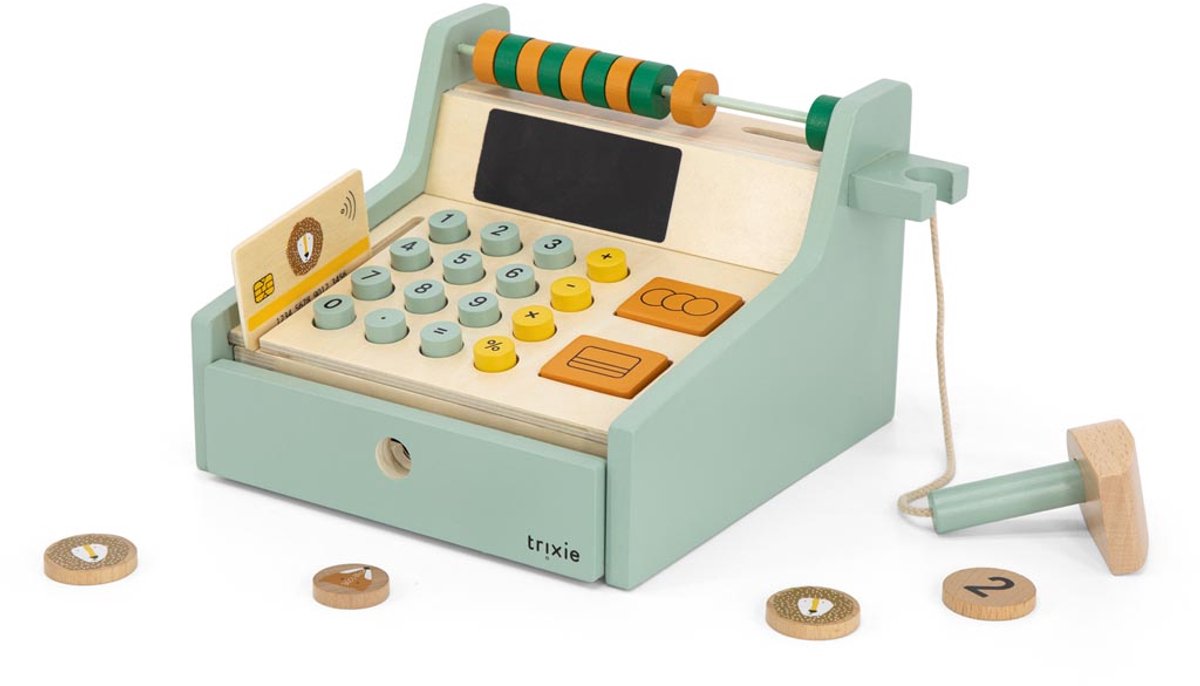 Registrazione cassa in legno di Trixie con accessori