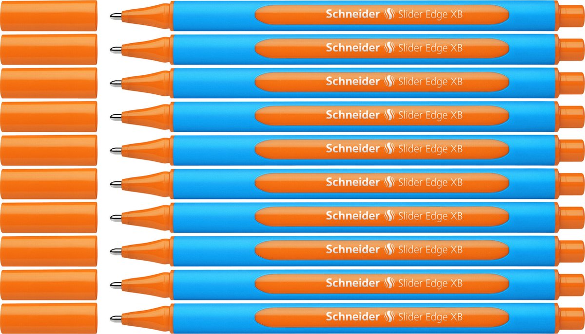 Schneider Writing Instruments Bolígrafo Schneider - Borde deslizante - xb - Naranja - 10 piezas - s-152206-10
