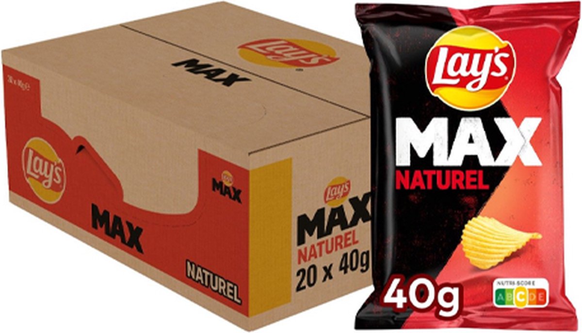 Lay's max natural (20x40gr)