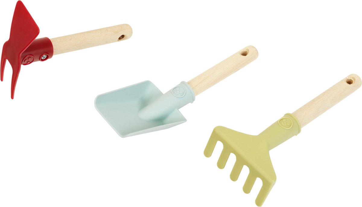 Piccoli attrezzi da giardino 3 pezzi (plastica riciclata)