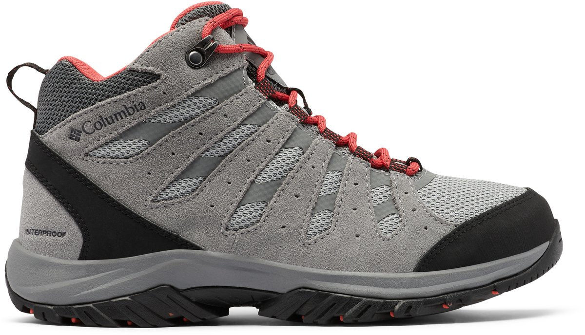 Columbia redmond iii mid botas de montaña impermeables para mujer - steam, red coral