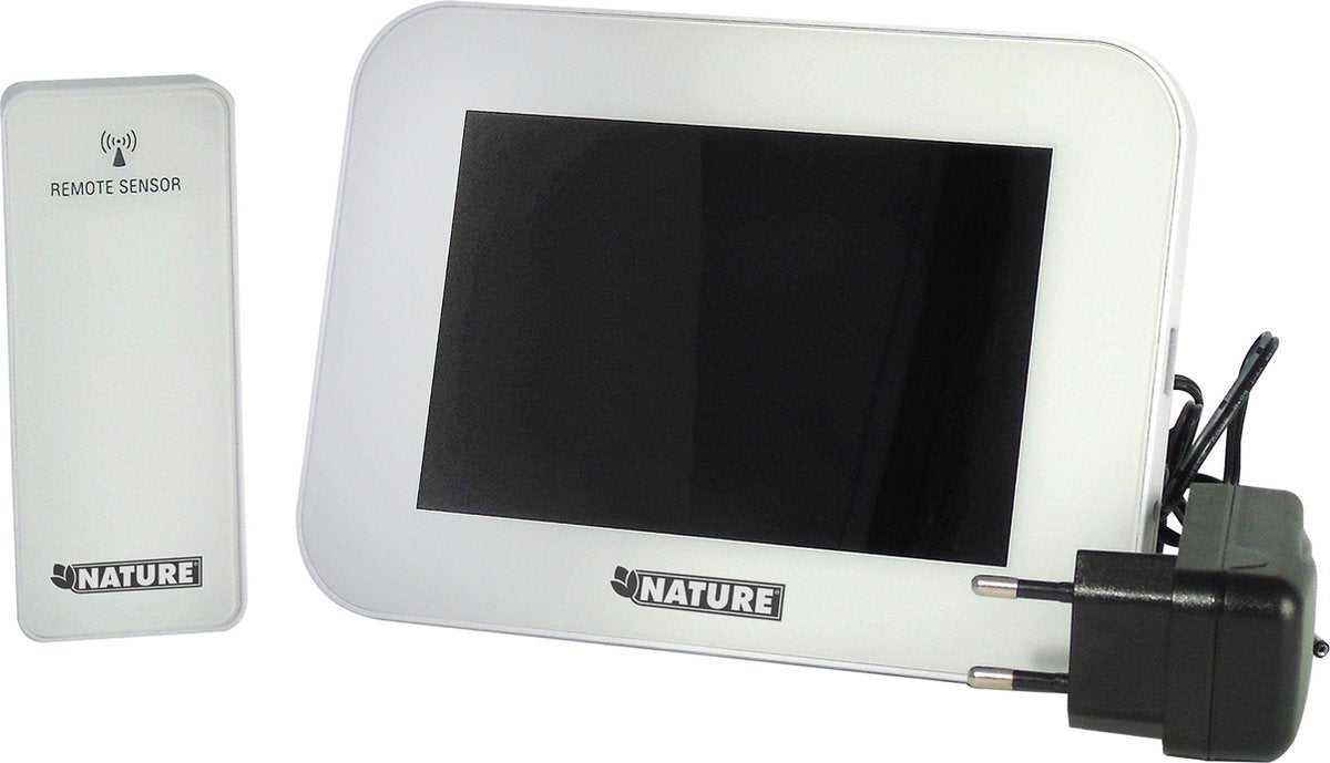 Nature Nature Weather Station digitale H12.5 x 17,5 x 2,5 cm bianco