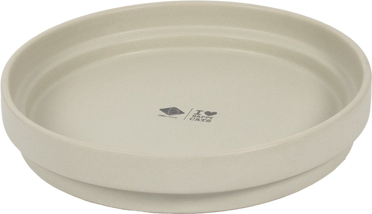 D d home i love happy cats bevitore ace xl-1250ml-25x25x4.5cm beige