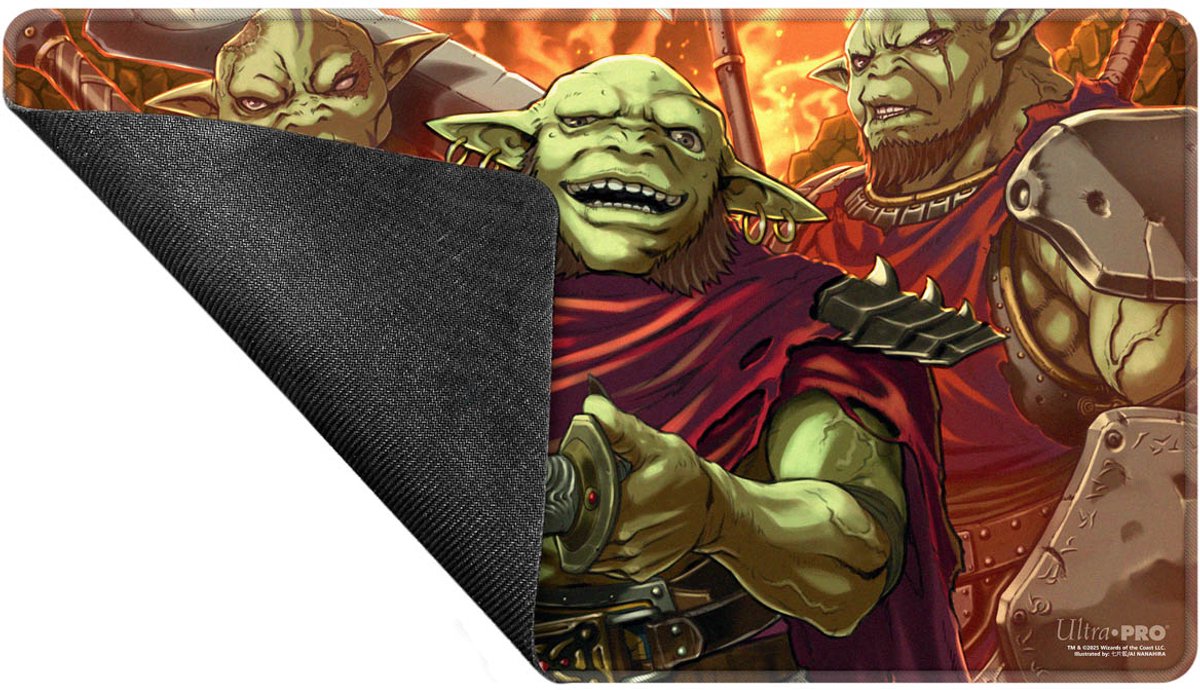 Ultrapro ultra pro - magic: the gathering - commander series - fan vote 1 - krenko stitched edge playmat - uk