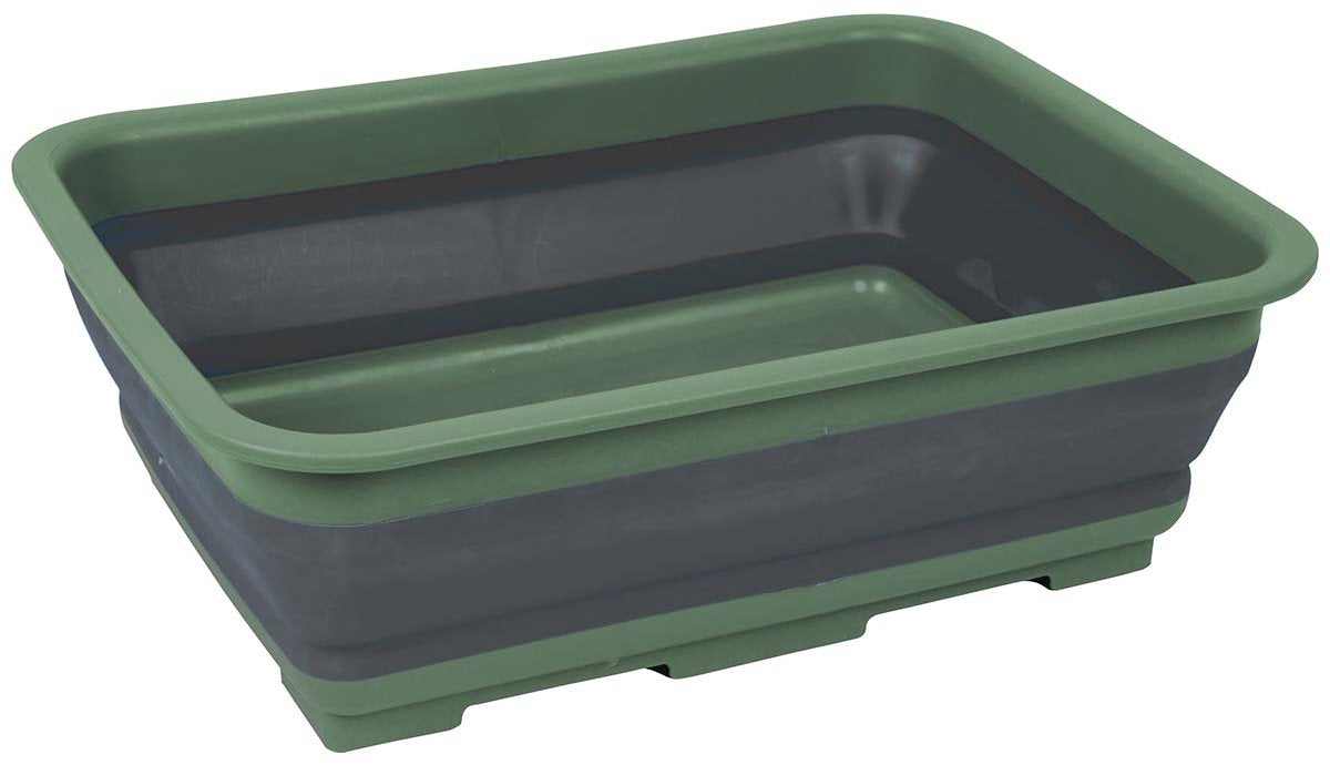Bo-camp - lavello per piatti - pieghevole - silicone - 7 litri - blu