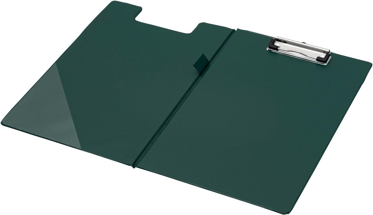 Portapapeles Q-connect a4 verde con abrazadera - PVC