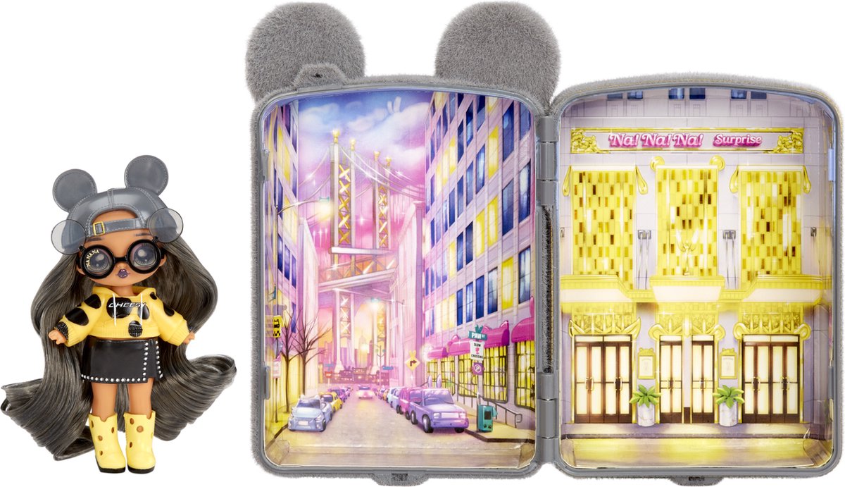 Na! na! na! surprise - mini backpack playset - cheesy - minipop