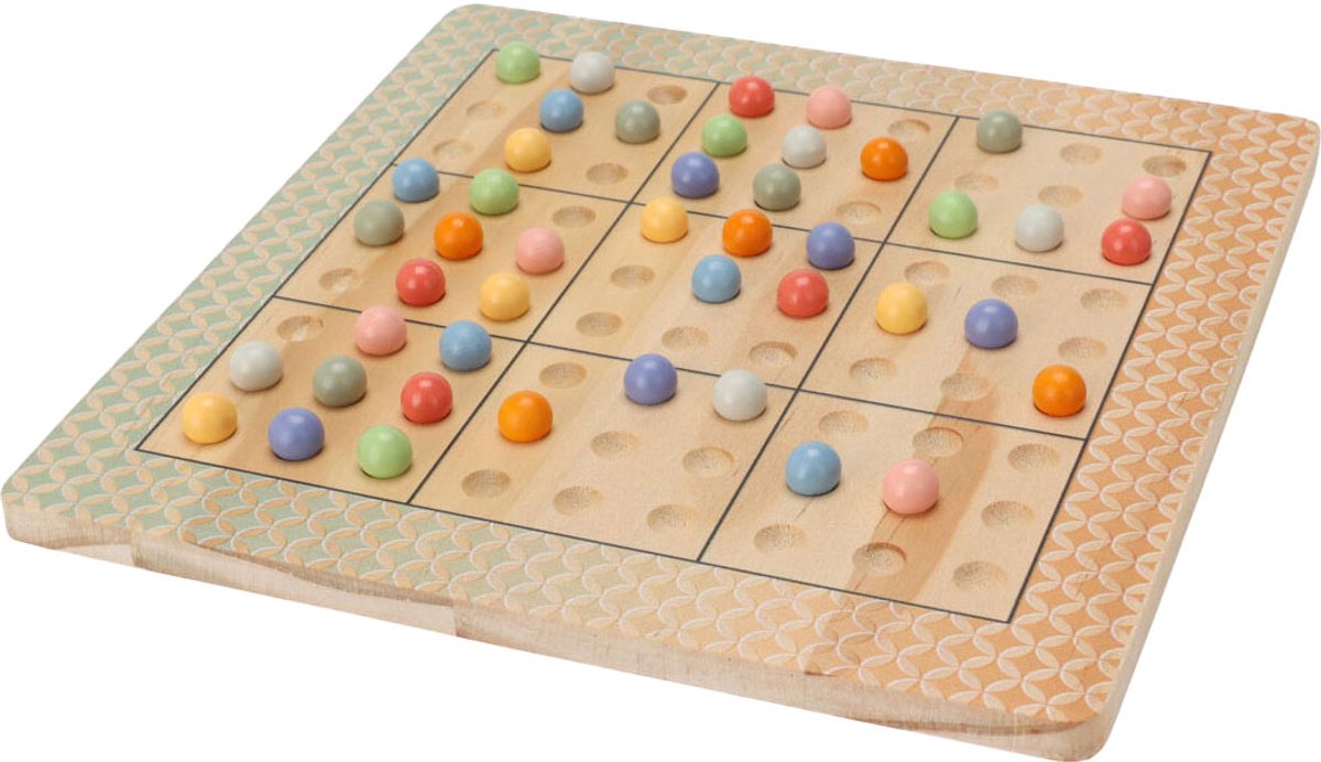 Juego de mesa de madera sudoku