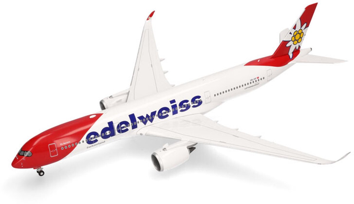 Herpa airbus a350-900 edelweiss air piz bernina